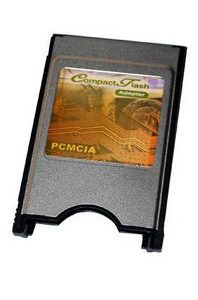PCMCIA Compact Flash CF Card Reader Adaptor קורא כרטיסים