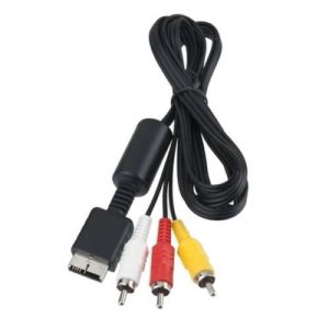 PlayStation PS PS2 PS3 Audio Video Cable to RCA  TV Monitor כבל