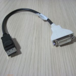 Display Port to DVI cable 38cm מתאם