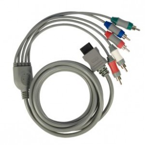COMPONENT  AV HD CABLE FOR NINTENDO WII כבל