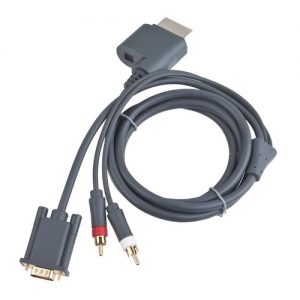 VGA  AV Cable for Microsoft XBox 360 HDTV מתאם