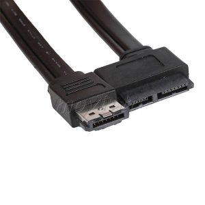 13Pin (6+7pin) SATA Cable ( for slim DVD) to POWER eSATA Cable מתאם