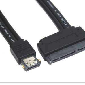 מתאם Power ESATA (esata+usb combo) to 22Pin SATA cable,0.5m