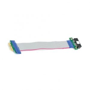 מתאם PCI-E Express 1X Extension Cable Flex Ribbon Extender Riser Card Adapter