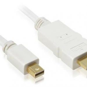 כבל Mini  DISPLAY  PORT to HDMI Cable Male to  Male 1.8m