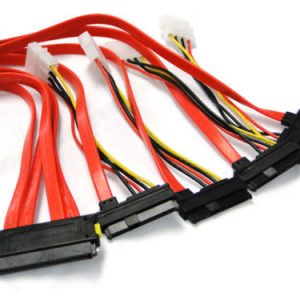 Internal SAS 32 Pin SFF-8484 to 4x 29 Pin SAS SFF-8482 Cable כבל