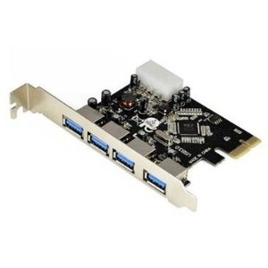 4Port USB 3.0 HUB to PCI Express Card Converter Adapter dw-vl805-t 4 b מתאם