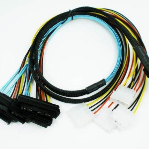 LSI / 3Ware SAS cable SFF-8087 to SFF-8482 power x4 SAS 10gbps sas Cable כבל