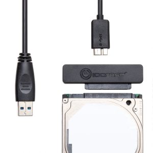 מתאם Slim USB 3.0 to 22 Pin SATA 2.5" SSD Hard Disk Drive Adapter Cable