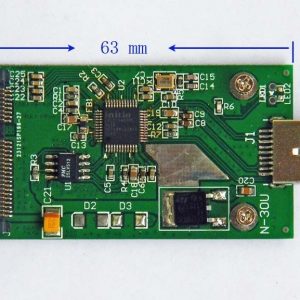 USB 3.0 to mSATA SSD adapter card  מתאם