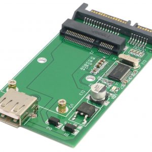 מתאם  Combo mSATA to SATA 22p & USB 2.0 adapter card