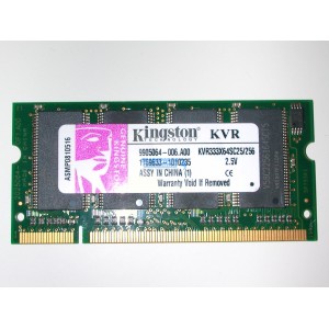 KINGSTON KTC-P2800/512 512MB DDR 266MHZ PC2100 NON-ECC UNBUFFERED SODIMM MEMORY זכרון למחשב נייד