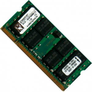 זכרון למחשב נייד Kingston  KTD-INSP6000B/1G DDR2 1GB 667 SODIMM