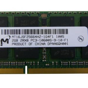 זכרון למחשב נייד Micron MT16JSF25664HZ-1G1F1 2GB DDR3 PC3-8500 1066mhz CL7 SODIMM