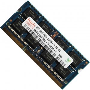 זכרון למחשב נייד HYNIX HMT125S6TFR8C-G7 2GB DDR3 PC3-8500 1066mhz CL7 SODIMM