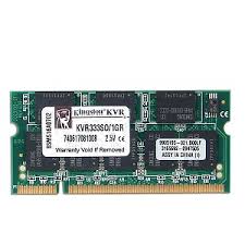 KINGSTON KVR333SO/1GR DDR PC2700 1GB 333MHz CL2.5 SODIMM זכרון למחשב נייד