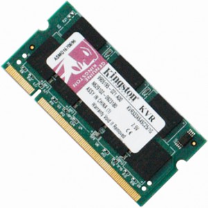 KINGSTON kvr333X64SC25/1g DDR PC2700 1GB 333MHz CL2.5 SODIMM זכרון למחשב נייד