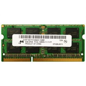 זכרון למחשב נייד MICRON  MT16KTF51264HZ-1G6M1 4GB PC3L-12800S DDR3 1600MHz 1.35v SODIMM