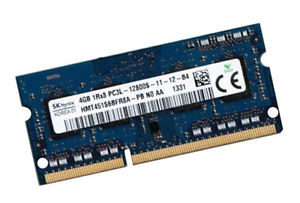 זכרון למחשב נייד Hynix HMT451S6BFR8A-PB 4GB PC3L-12800S DDR3 1600MHz  1.35v SODIMM