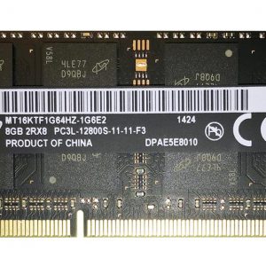 זכרון למחשב נייד  Micron MT16KTF1G64HZ-1G6E2 8GB DDR3 1600 MHz PC3L-12800S 1.35V SODIMM