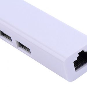 USB 3.1 Type C TO 3 Ports Hub with Ethernet Network LAN Adapter מתאם