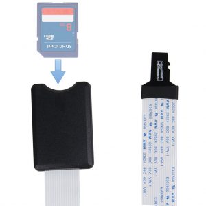 TF /  Micro SD To SD Extension Cable Adapter Flexible SDHC SDXC For GPS TV קורא כרטיסים