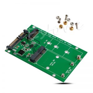 M.2 B / B+M KEY NGFF & 2.5" mSATA SSD to SATA III Board Adapter Converter Card מתאם