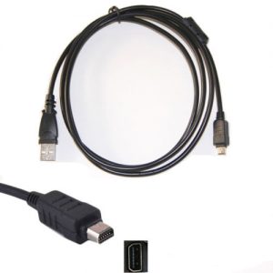 USB Data Cable cord 12P for Olympus CB-USB5 FE SP Stylus Series Digital Camera