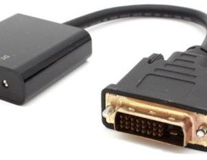 DVI-D 24+1)Pin Male to VGA (15 Pin)  Female Cable Converter ממיר