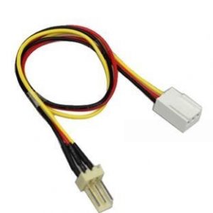 12V 3 Pin  Female to 3 Pin Male PC Fan Power Extension Cable כבל