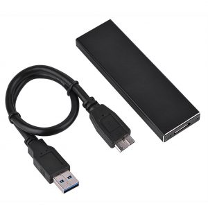 Portable M.2 NGFF to USB 3.0 SSD 2280 mm Enclosure Case מתאם