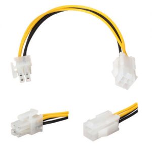 ATX 4 Pin to 4 Pin 12V  P4 CPU Power Extension Cable