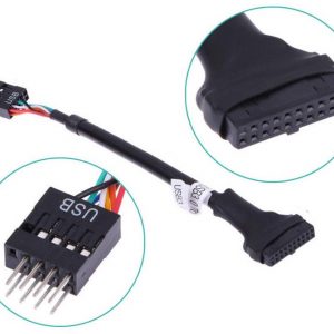 USB 3.0 20 Pin Motherboard Header Female To USB 2.0 9-Pin Male Adapter