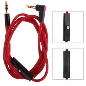 3.5mm  Male to  Male AUX Cable Audio with Mic כבל