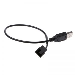 USB 2.0 A  Male  To 4-Pin Connector Adapter Cable For 5V Computer PC Fan