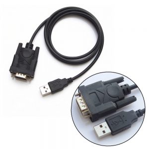 RS232 Serial to  USB 2.0  9 Pin Cable Adapters Converter for Win 7 8 10