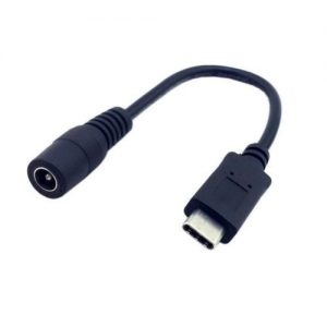 מתאם Type C USB-C to  DC 5.5 2.5mm Power Jack