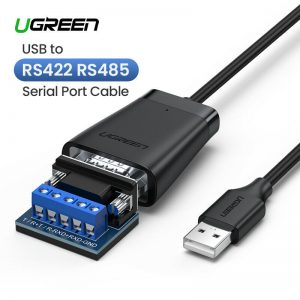 מתאם Ugreen USB to  RS422  RS485 Serial Port Cable Converter  Supports Win 10 Mac OS