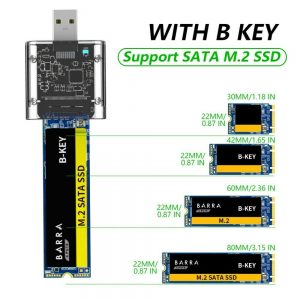 JMS578 USB3.0 M.2 NGFF SSD SATA Hard Disk Enclosure