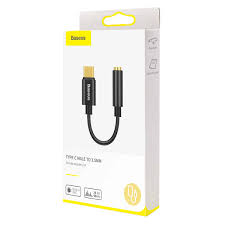 Baseus Type C to 3.5mm Earphone Jack AUX USB C Cable Headphones Adapter 3.5 Jack Audio cable מתאם