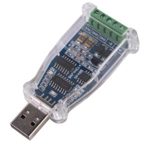 CH340C USB to RS485 Serial Adapter up to 921600 Bps Communication Board מתאם