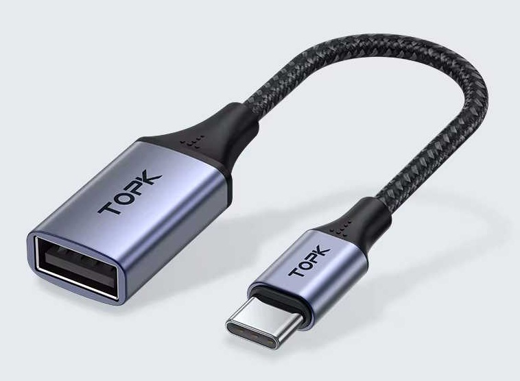 כבל USB 3.1 Type C Male to USB 3.0 Female OTG Data Cable Connector