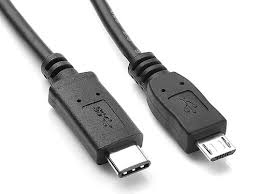 USB Type C Male to Micro usb Charger Sync Data Cable מתאם