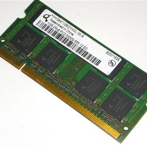 זכרון למחשב נייד QIMONDA HYS64T128021HDL-3S-B DDR2 1GB 667MHz CL5 SODIMM