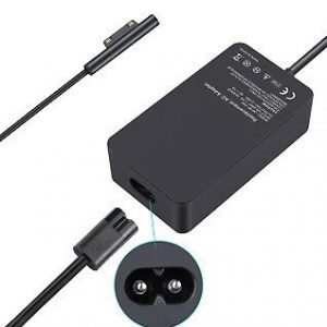 AC  Adapter Charger 15V 4A   65w for Microsoft Surface Pro6 Pro5 Pr  מוצר תואם – לא מקורי