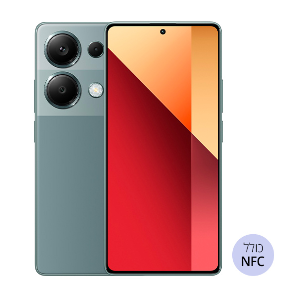 סמארטפון Redmi Note 13 Pro NFC גרסה 12GB+512GB בצבע ירוק 99009