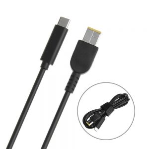כבל USB C Wall  Chargers  Cable Power  Cable For  Lenovo  65W Slim Tip Carbon150cm