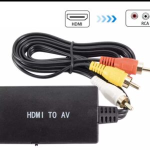 מתאם HDMI to AV  RCA Cable Video  Audio Adapter Converter