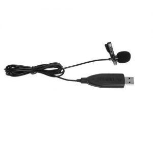 USB Lavalier Microphone Clip on מיקרופון