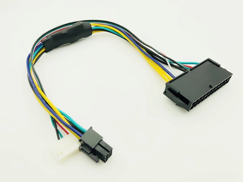 מתאם 24Pin to 6 Pin Plastic  ATX PSU Power Supply Cable Fit HP Z230 Z220 SFF